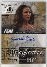 2025 SP Game Used AEW SIGnificance Serena Deeb #SIG-SD Auto 2k4