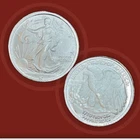 Silver QTY 5 - 1/10 oz Walking Liberty Round,  .10 oz of .999 Silver Bullion