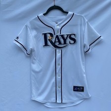 Tampa Bay Rays MLB Baseball Custom Made Kevin Cash Majestic Youth Large
