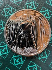 2024 Little John Myths & Legend Five Pounds £5 Coin - brilliant uncirculated