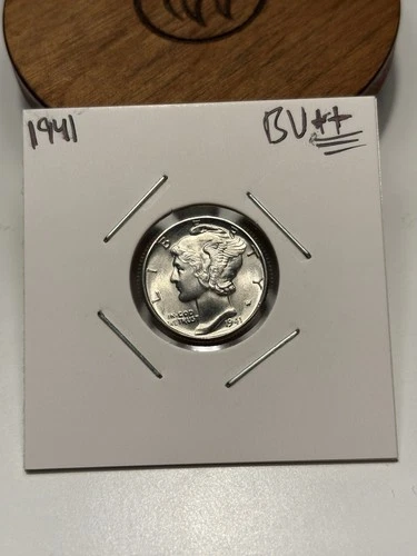 1941-D MERCURY DIME BU/UNC FREE SHIPPING