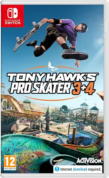 Tony Hawk's Pro Skater 3 + 4 Nintendo Switch BRAND NEW & SEALED Free Postage