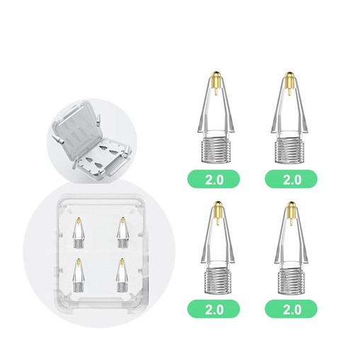 2B 4.0 3.5 2.0 Pencil Tips Replaceable Tablets Pen Nibs for Apple Pencil 1 2 - Afbeelding 13 van 16