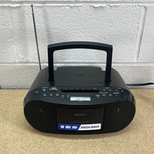 Sony CFD-S50 CD AM/FM Radio Cassette Recorder Boombox Player WORKING BUT READ