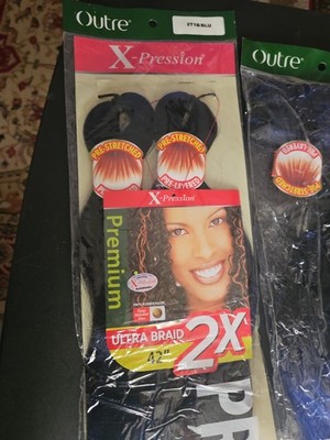 X-pression Ultra Braid 2, 42  100% Kanekalon Braiding Hair Set 