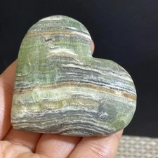 97g Natural crystal gem Caribbean original stone polished heart shape