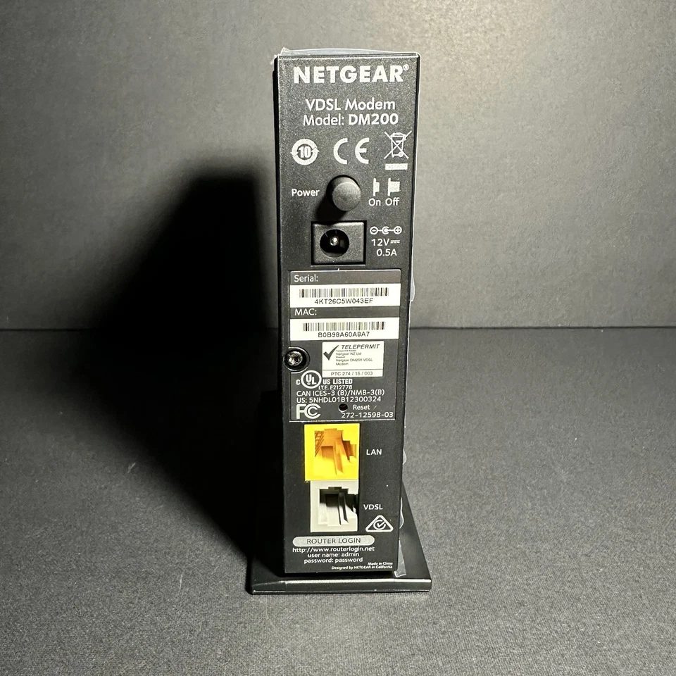 Módem Router NETGEAR DM200 DSL Doble Banda - Usado, Excelente 🚨¡Sin Cable!🚨 Foto 4 de 4