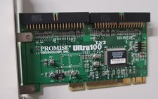 Promise Ultra 100 TX2 PCI IDE Controller mit Kabeln