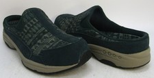 Easy Spirit Women's Estravel Time Medium Quilted Blue Suede Clog Size 7N.