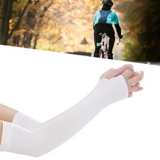 UV Sun Protection Arm Sleeves for Men Women Ice Silk Cooling Arm Sleeves
