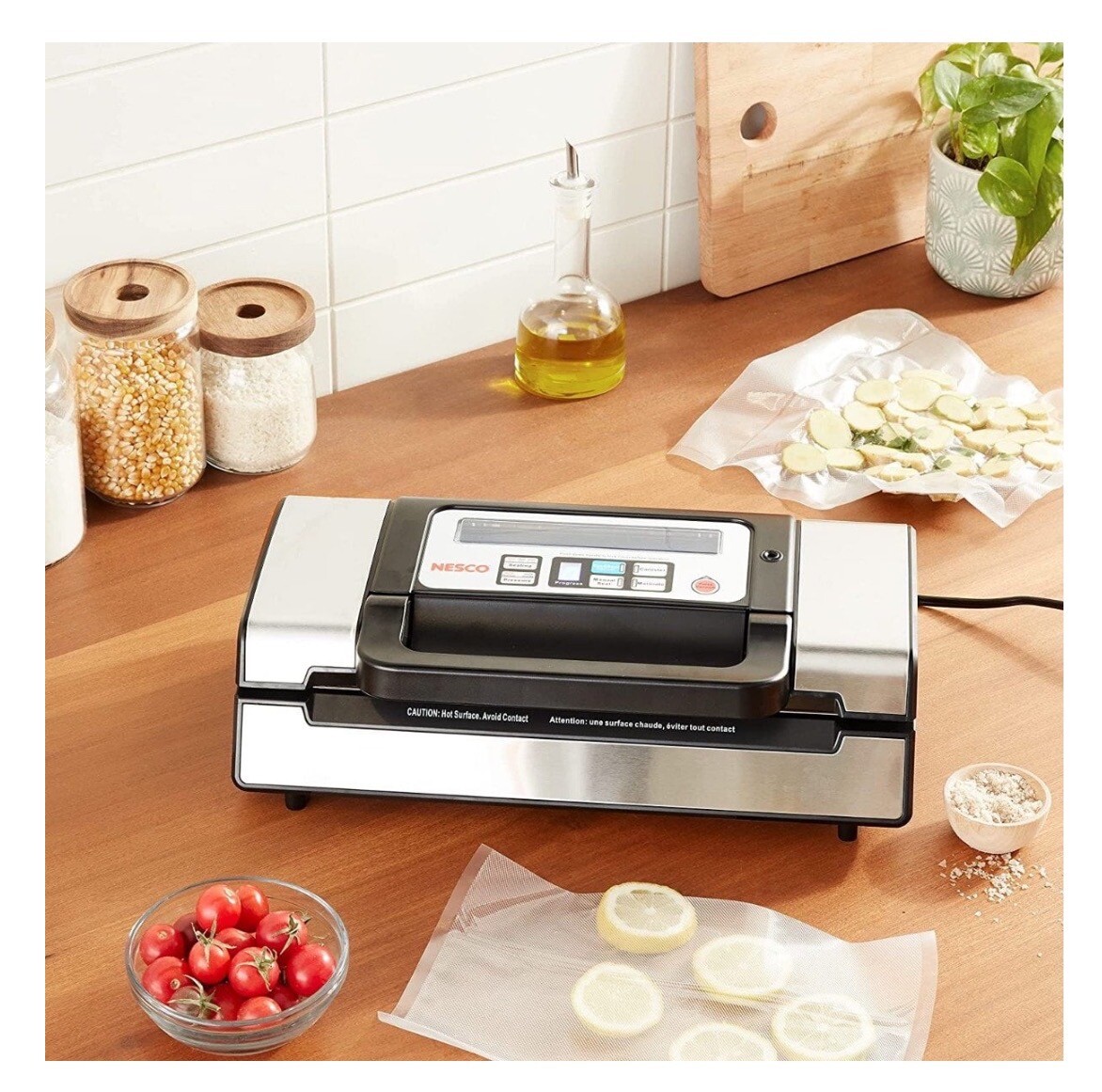 NESCO® VS12 Deluxe Vacuum Sealer (Vacuum Canister Not Included) eBay