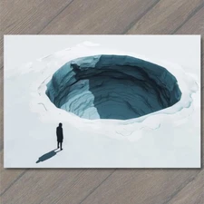 Art Print Overwhelming Void visual depiction depression vast engulfing nature