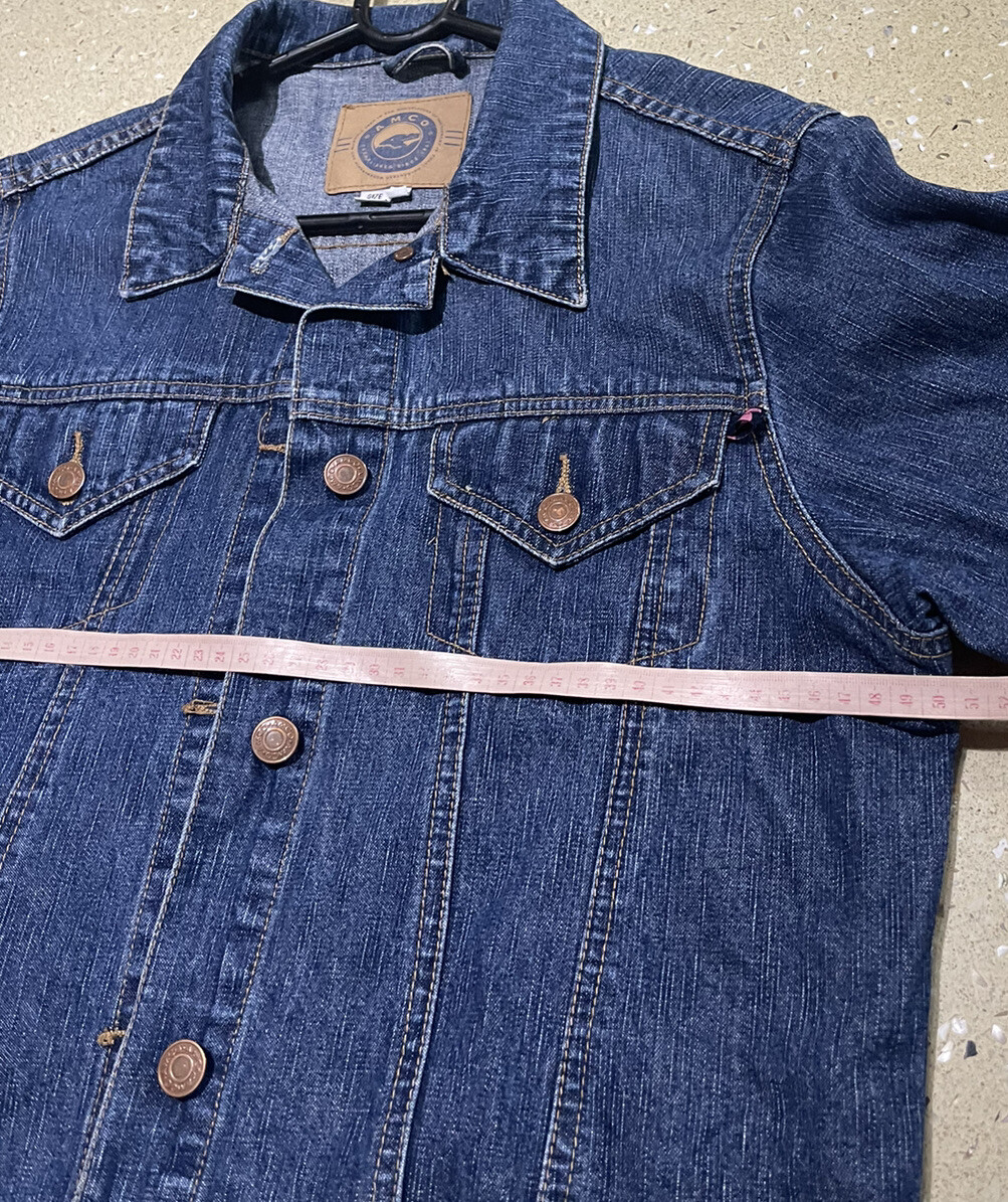 AMCO Women’s BLUE Denim JACKET Size 14 eBay