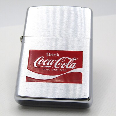 Coca Cola Engraved Zippo Oil Lighter 1981 Fired Rare | eBay