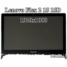 Conjunto de bisel LCD panel digitalizador de pantalla táctil para Lenovo Flex 2-15 Flex 2 15D
