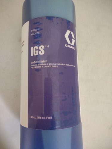 Graco 24D086 IGS IsoGuard Select Spezialschmiermittel 1-Qt (32-Oz.) Neu!! - Bild 2 von 5
