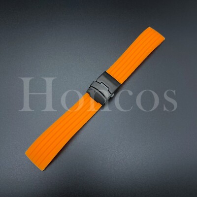 18 20 22 MM Silicone Rubber Watch Strap Band Waterproof Clasp Fits Casioak ORG