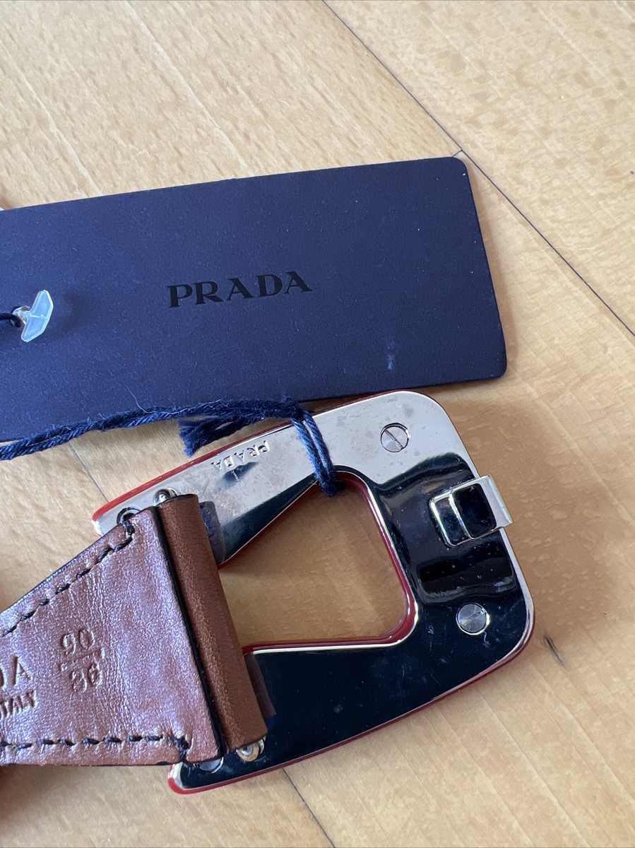 PRADA BELT, VINTAGE LOOK RED PLASTIC CHAIN BELT,WAISTBAND BACK,LEATHER DETAIL 85 | eBay PRADA BELT, VINTAGE LOOK RED PLASTIC CHAIN BELT,WAISTBAND BACK,LEATHER DETAIL 85 | eBay