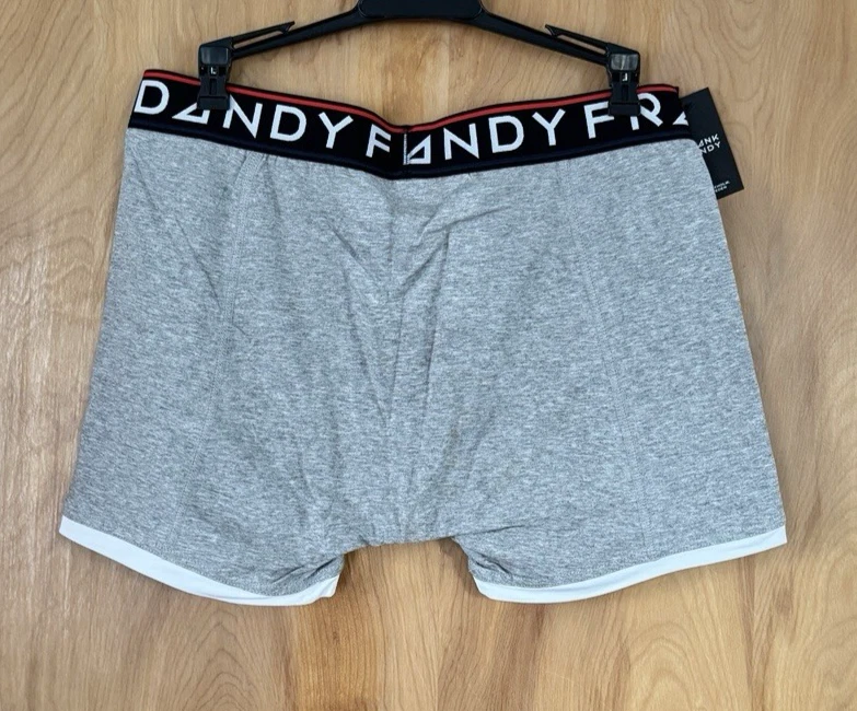 Frank Dandy Men's St. Paul Bamboo Boxer Grey Melange Size XL NWT - Image 3 of 4