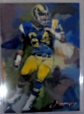 Jack Reynolds Art Card Limited 22/50 Edward Vela Signed (Los Angeles Rams)