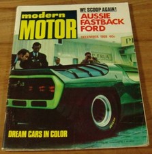 1968.MOTOR.Torana.Ferrari.MINI MOKE.Bathurst Hardie Race.Monaro 327 GTS Ad.
