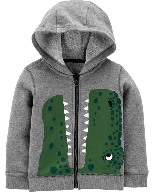 Carter's Baby Dinosaur ZipUp French Terry Hoodie 100 Cotton, Sizes 3M 24M eBay