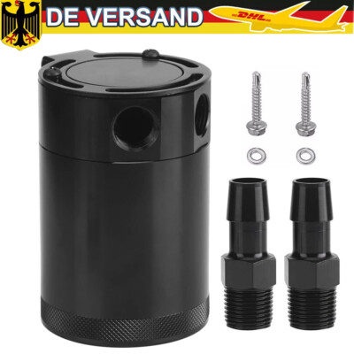 150ML Öl Catch Tank mit Filter Oil Can Ölauffangbehälter Ölsammler Ölbehälter DE
