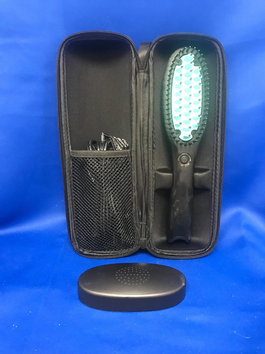 DAFNI Go Hair Straightening Brush W/Thermal Cover & Travel Bag