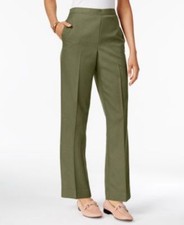 Alfred Dunner Classic Fit Straight-Leg Proportioned Short Pull-On Pants Color Ca