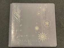 Creative Memories True 12x12 Be Merry Icy Blue Album w/o pages/protectors - NIP
