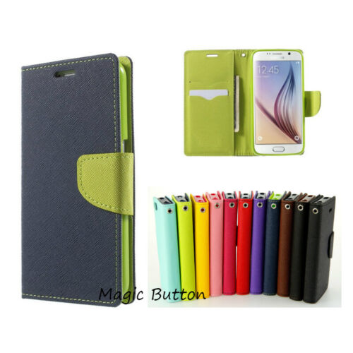 New Soft Gel Card Slot Case PU Leather Flip Wallet Cover for Samsung Galaxy S5 - Picture 1 of 15