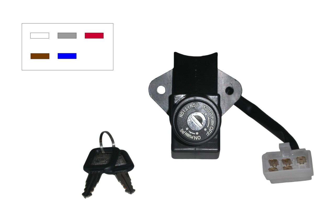 Ignition Switch 5Wire For Kawasaki KLE500 1991-03 | eBay