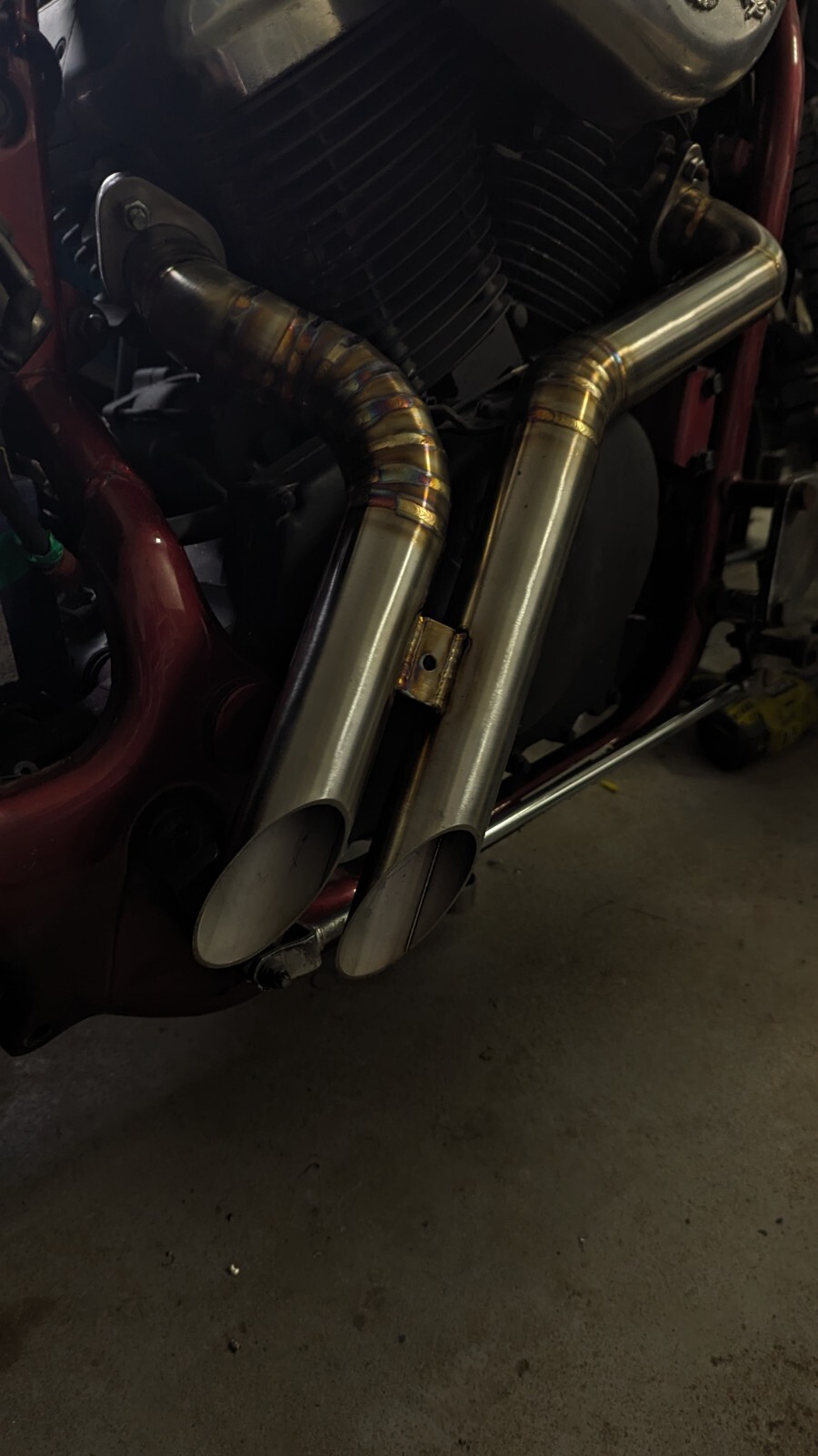 honda shadow 750 backdraft exhaust