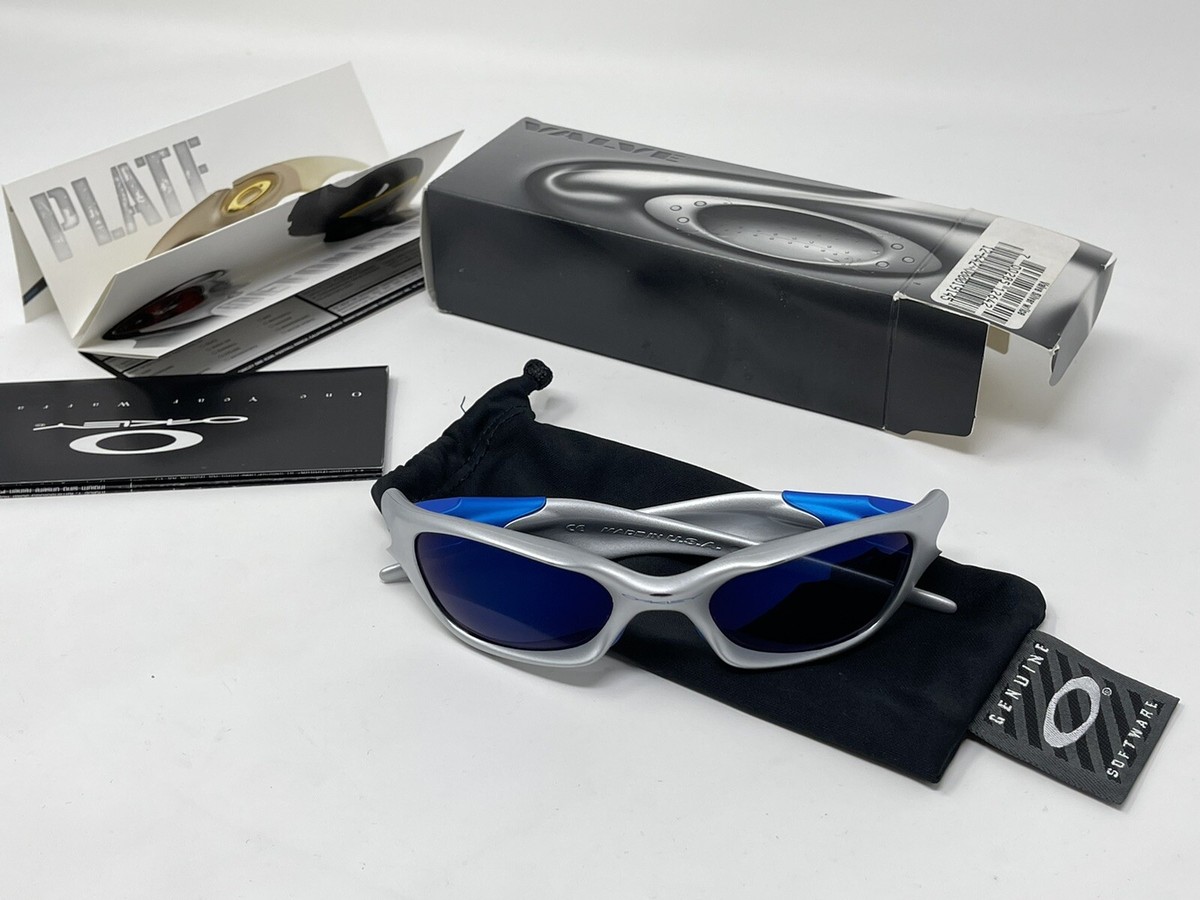 Vintage Rare OAKLEY Valve 1.0 Silver Ice Iridium Sunglasses Vintage Rare OAKLEY Valve 1.0 Silver Ice Iridium Sunglasses