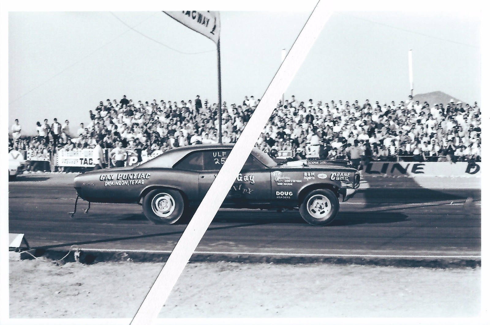 1960s Drag RacingDon Gay's "INFINITY" GTO vs "VICIOUS VETTE"BEE LINE