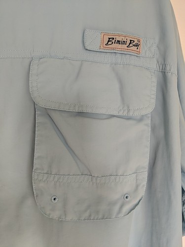 Bimini Bay Outfitters LTD Fishing Shirt XXL Button Down Vented SS 2XL - Picture 4 of 11