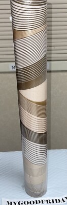 10M Luxury Modern 3D Shiny Stripe Unpasted Wallpaper Roll 53cm X 10 Meters