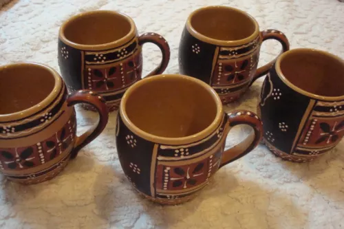 Deruta Italy Pottery Mugs Glassware Covered Bowl Ewer Jar Rar Pick1