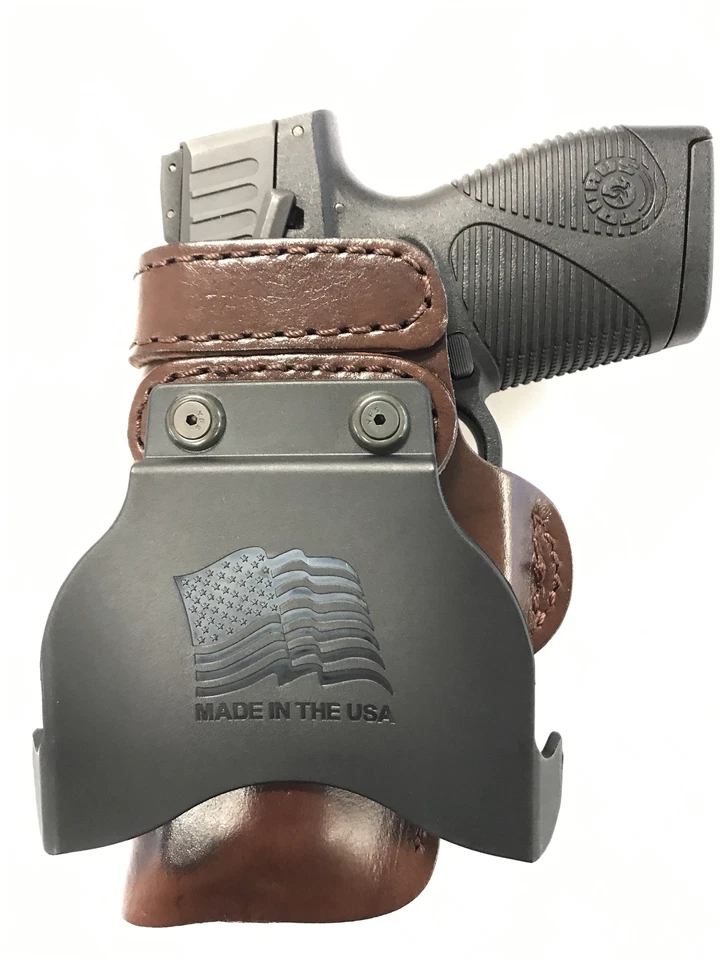 Leather Kydex Paddle Gun Holster LH RH For Ruger P93 P94 P95 - Image 3 of 4