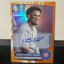 Morel AUTO 2023 Topps Big League RC Electric Orange Foil SP 
