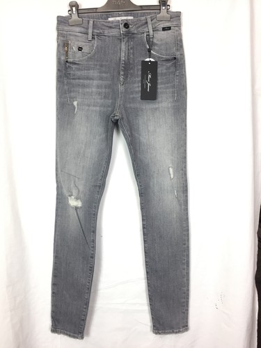Mavi Damen Jeans Lucy Low Rise, Skinny Gray Ased Glam W27 L30