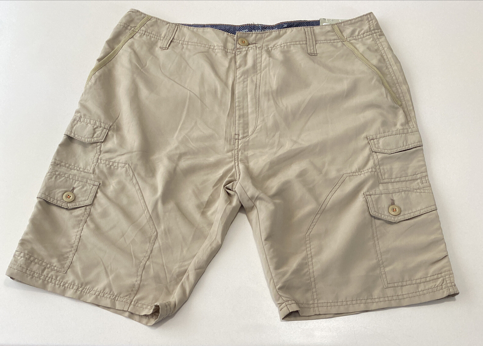 Baileys Point Mens Delta Khaki Utility Shorts Sz 36 NWT eBay