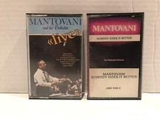 2 - Mantovani Cassette Tapes  Live  Nobody Does It Better  