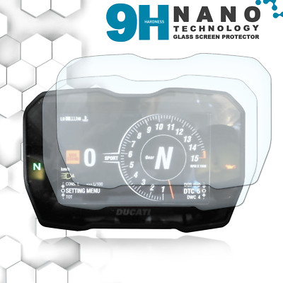 Nano 9H Displayschutzfolie Screen Protector Aufkleber Ducati Panigale V4 2018+