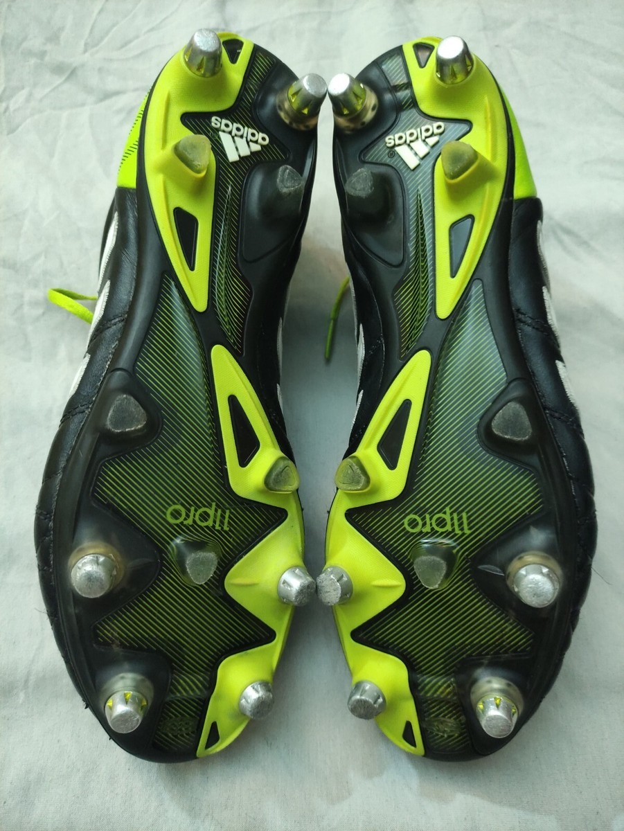 【激レア】adidas 11pro サッカーシューズ 黒/黄緑 Adidas 11pro SG US 10 Black/Green soccer cleats/football