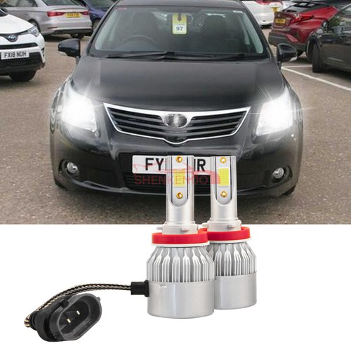 2x Bulbs H11 LED Headlight Low Beam 6000K White FOR Toyota Avensis T27