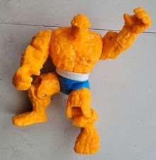 TOYBIZ FANTASTIC FOUR THE THING CLOBBERIN TIME PUNCH LOOSE FIGURE 1994 L16