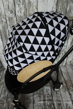 New custom made waterproof breezy extendable hood for Bugaboo Bee + 3 5 6  