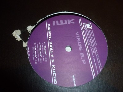 INDART WALLY & KUCHO - Virus EP - 2001 Spanish 3-track 12'' Vinyl Single