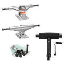 Independent Skateboard Trucks 139 With 1" Hardware and Krown T-Tool Black